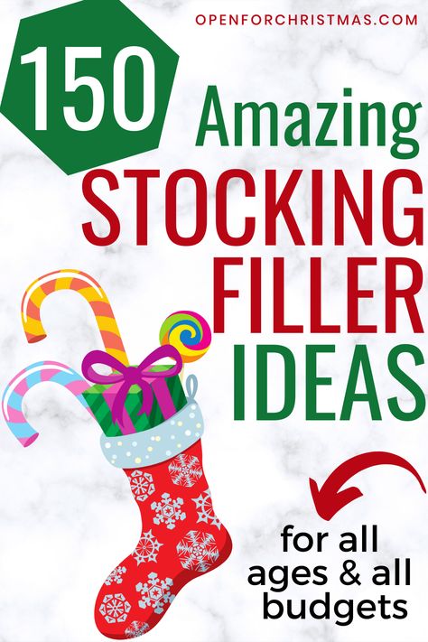 Instead Of Stockings For Christmas, Gift Stocking Ideas, Stocking Fillers For Adults Uk, Sock Stuffing Ideas Christmas, What To Put In Christmas Stocking, Christmas Socks Exchange Fillers, How To Stuff A Stocking, Gift Fillers Ideas, Stocking Stuffers List