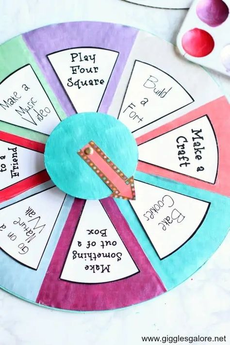 Create DIY Spinner Wheel at Home | 2024 Reveal | 3 Tips - AhaSlides Diy Game Spinner Wheel, How To Make A Spinner Wheel, Spinner Wheel Diy, Game Spinner Diy, Diy Wheel Of Fortune Spinner, Spin Wheel Diy, Diy Game Spinner, Diy Spinner Wheel, Diy Spinners