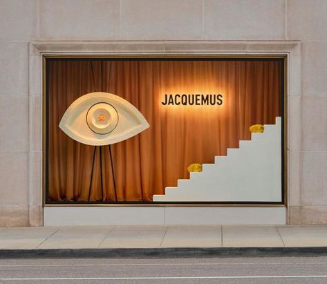 WindowsWear on Instagram: "@Jacquemus by @simon_porte_jacquemus #WindowDisplay at Saks Fifth Avenue In Beverly Hills #WindowsWear #VisualMerchandising #VM #RetailDesign #Merchandising #Visuals #StoreDisplay #WindowDisplay #Visuals #Luxury #VisualMerchandiser #RetailDesign" Luxury Window Display, Design Studio Office, Visual Merchandising Displays, Window Display Design, Retail Inspiration, Retail Windows, Window Signs, Retail Merchandising, Store Windows