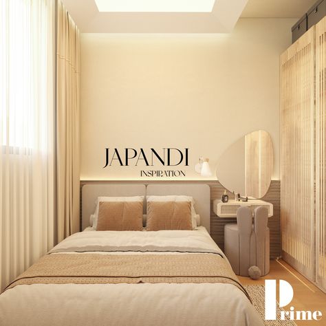 Small Bedroom Ideas Japanese Style, Muji Small Bedroom, Japanese Small Bedroom Design, Japan Bedroom Design Small Spaces, Japandi Small Bedroom Interior Design, Japandi Bedroom Ideas For Small Rooms, Japandi Bedroom Small Space, Japandi Interiors Small Space, Japanese Scandinavian Interior Bedroom