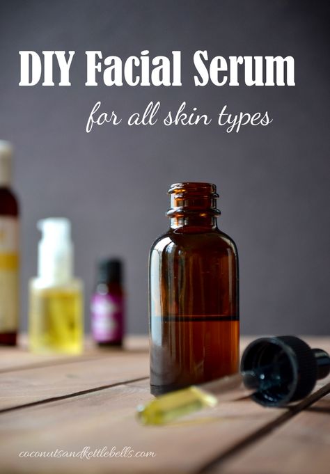 Diy Facial Moisturizer, Facial Serum Recipe, Diy Face Serum, Facial Serum Diy, Serum Recipe, Moisturizer For All Skin Types, Diy Serum, Homemade Moisturizer, Oil Cleansing