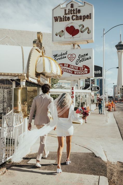 Chapel Elopement, White Wedding Chapel, Vegas Photography, Las Vegas Wedding Photos, Vegas Bride, Vegas Wedding Photos, Married In Vegas, Las Vegas Photography, Little White Chapel