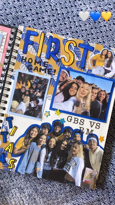 Senior Scrapbook Ideas, Senior Year Scrapbook, School Memories Scrapbook, Senior Year Fun, Friend Scrapbook, High School Memories, Senior Stuff, Senior Year Of High School, Scrapbook Cover