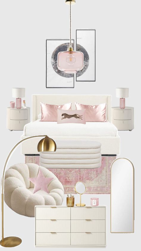 Pretty Dorm Room, White Room Decor, Classy Bedroom, Room Redesign, Preppy Room Decor, Preppy Room, Redecorate Bedroom, Room Design Bedroom, Dream Room Inspiration