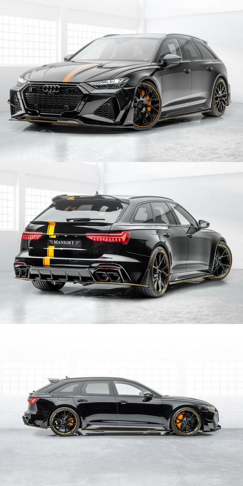 Mansory Transforms Audi RS6 Avant Into 720-HP Super Wagon. 0-62 mph in the super-fast station wagon now takes just 3.2 seconds. Audi Rs6 Avant, Rs6 Avant, Audi Rs6, Station Wagon, Audi, Cars