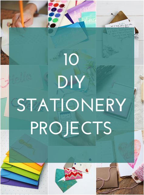 10 DIY Stationery Ideas Diy Stationery Holder, Diy Stationery Set, Diy Stationery Organizer, Diy Stationery Paper, Stationary Craft, Diy Stationary, Stationery Ideas, Stationary Paper, Diy Stationery