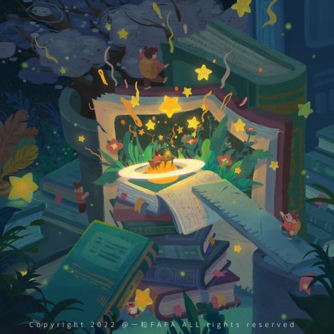 I was a kid on Behance 동화 삽화, Picture Books Illustration, Painting Painting, Digital Book, Illustration Digital, Dreamy Art, 판타지 아트, Environment Concept Art, Laptop Wallpaper