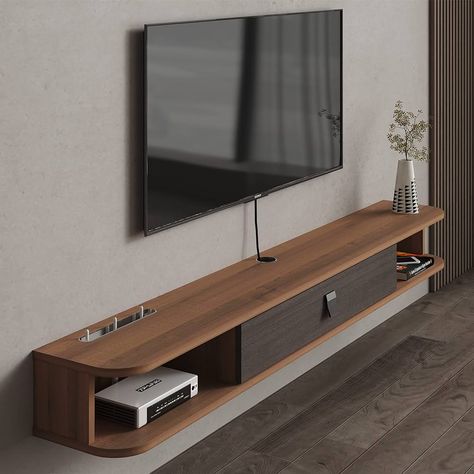 Floating Tv Console, Floating Tv Shelf, Wall Mount Tv Stand, Tv Mural, Shelf For Bedroom, Tv Shelf, Floating Tv, Support Tv, Shelves In Bedroom