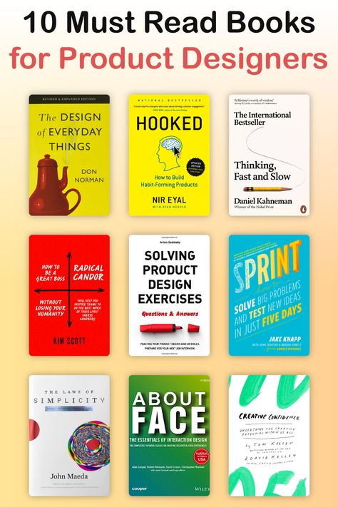 Business Book Recommendations, The Design Of Everyday Things, Ux Design Books, Books About Creativity, Books For Graphic Designers, Graphic Design Books To Read, Books For Designers, E Book Ideas, E Learning Design Ideas