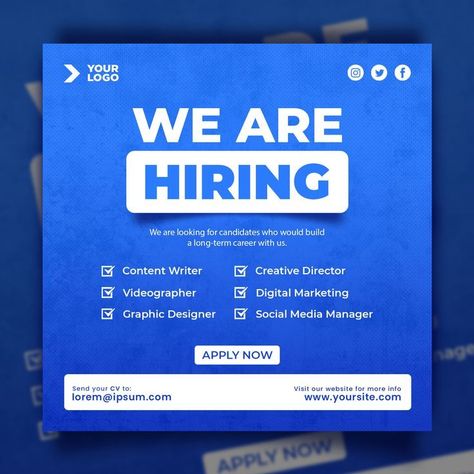 #We_Are_Hiring_Poster_Design_Creative #Creative_Hiring_Post_Design #We_Are_Hiring_Creative_Ads #Job_Posting_Design Job Posting Design, We Are Hiring Creative Ads, Creative Hiring Post, Hiring Creative Ads, Job Vacancy Design, Hiring Marketing, Post Linkedin, Travel Advertising Design, Recruitment Ads