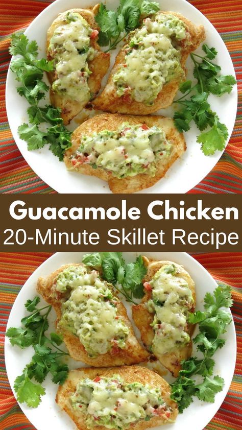 Avocado Salsa Chicken Recipe, Chicken Guacamole Recipe, Chicken Stuffed Avocado Recipes, Chicken And Guacamole Recipes, Chicken Recipes With Avocado, Guacamole Salsa Chicken, Chicken Avacacado Recipes, Chicken Avocado Dinner, Chicken Avocado Recipes