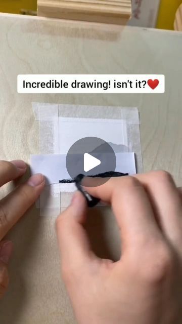 Cute Things To Draw On Paper, Drawing Cool Things, Credit Card Painting Ideas, Easy Art Project Ideas, Easy Art Work Ideas, Winter Line Drawing, How To Draw On Canvas, Kids Art Ideas Easy, Tiny Paintings Ideas Simple