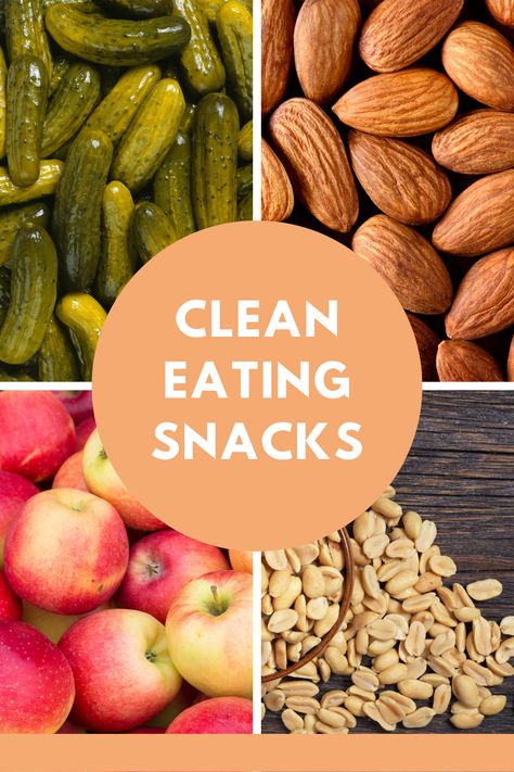 Easy Clean Eating Recipes, Healthy Snack Ideas, Clean Snacks, Ways To Eat Healthy, Snack Prep, Delicious Clean Eating, Clean Eating Breakfast, Healthy Snack Options, Work Meals