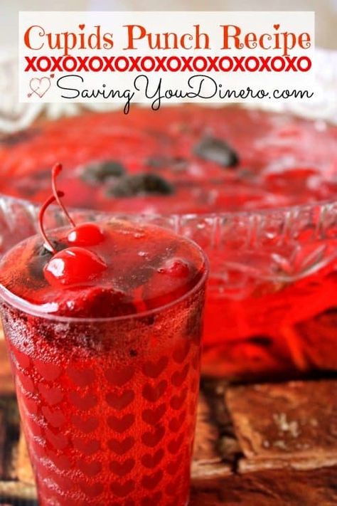 Valentines Punch Alcohol, Valentine Punch Recipe, Red Punch Recipes, Catering Recipes, Freezing Strawberries, Vday Party, Valentine Cakes, Valentine Drinks, Alcoholic Punch Recipes