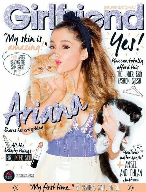 Teen Posters, Childhood Memories 2000, Vogue Magazine Covers, Football Birthday Party, Girls Magazine, Fashion Magazine Cover, Ariana Grande Pictures, Football Birthday, A Good Friend