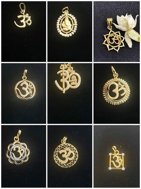 Om Locket Gold For Men, Om Locket Gold, God Pandent, Unique Gold Pendant For Men, Om Pendant For Men, Locket Drawing, Om Pendent, Om Locket, Om Jewelry