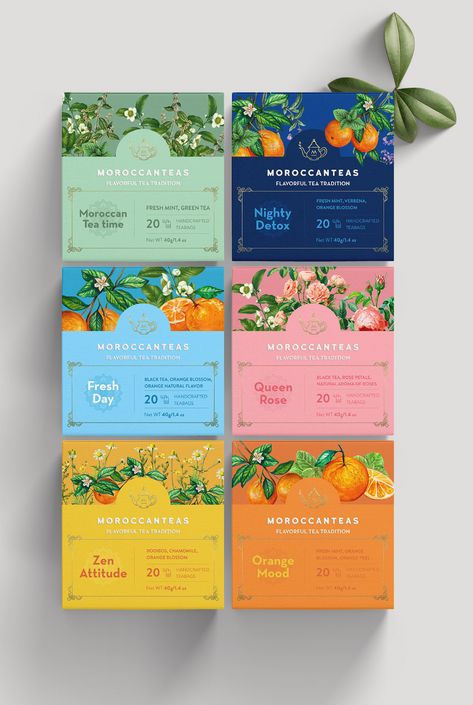 "Moroccantea" packaging design on Behance Behance Logo, Behance Illustration, Soap Packaging Design, Poster Sport, Săpunuri Handmade, Tea Packaging Design, Tea Design, 카드 디자인, Tea Brands