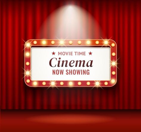 Retro Theater, Cinema Theater, Retro Vector Illustration, Cinema Theatre, Retro Vector, The Cinema, About Time Movie, Vector Illustrations, Vector Photo