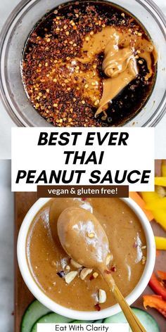 Best Peanut Dipping Sauce, Best Asian Noodle Sauce, Asian Peanut Sauce Noodles, Homemade Thai Peanut Sauce, Peanut Sauce Recipe Stir Fry, Asian Inspired Sauce, Easy Peanut Dipping Sauce, Buddha Bowl Peanut Sauce, Clean Peanut Sauce