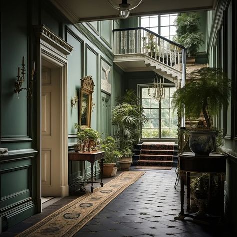 🏡 Step into the perfect blend of timeless elegance and contemporary living as we explore this stunning Modern Georgian 🌿💚 ✨ Courtyard Oasis 🌳 🎨 Neutral & Pale Green Interiors 🛋️ Classic meets Contemporary #farrowandball #farrowandballdenimes  #ai   #dreamhome  #curbappeal  #houseinspo  #inspiration  #design  #interiordesign  #dreamhome #georgianhouse #georgianinteriors #homeaccount #styledbyme #Interiors123 Modern Green Interior, Georgian Inspired Interior, Georgian Colonial House Interior Design, Georgian Sitting Room, Georgian Manor House Interiors, House Design Green, English Country Style Interior, Chateau Interior Design, Georgian Entry Hall