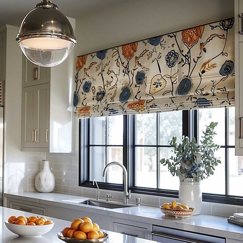 Simple Yet Stunning Kitchen Window Valance Ideas for Any Home • 333+ Inspiring Lifestyle Ideas Kitchen Window Treatments Over Sink Modern, Kitchen Window Valance Over Sink, Kitchen Sink Window Curtains, Kitchen Valance Ideas Over Sink, Kitchen Window Treatments Over Sink, Modern Valance Ideas, Kitchen Sink Window Treatments, Window Valance Ideas, Modern Valances