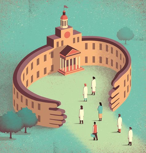 Davide Bonazzi digital stylized editorial illustration for Science Mag about… Davide Bonazzi, Editorial Art, Visual Metaphor, Isometric Design, Conceptual Illustration, Wow Art, Animation Studio, Editorial Illustration, Graphic Design Illustration