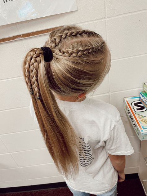 Track Hairstyles, Running Hairstyles, Soccer Hairstyles, Preppy Hairstyles, Soccer Hair, Basketball Hairstyles, Competition Hair, Softball Hairstyles, Cheerleading Hairstyles