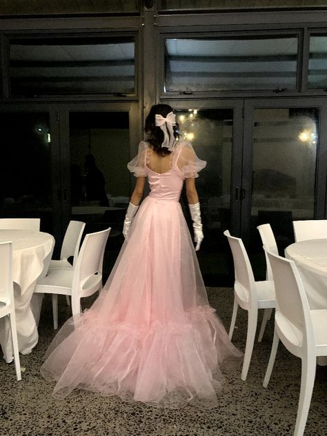 pink selkie dress Pretty Pink Dresses Princesses, Puffy Formal Dresses, Coquette Sweet 16 Dresses, Sweet 16 Dresses Not Puffy, Sweet Sixteen Pink Dress, Puffy Prom Dress, Pink Debut Dress, Coquette Prom, Filipina Debut