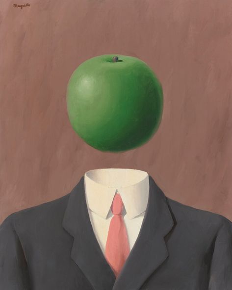 René François Ghislain Magritte, Rene Magritte Art, Magritte Paintings, Magritte Art, René Magritte, Apple Art, Max Ernst, Rene Magritte, Takashi Murakami