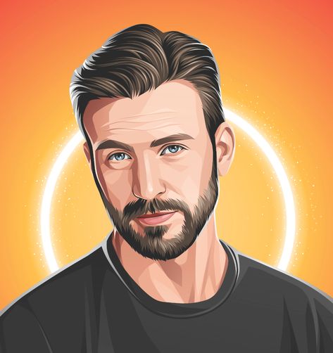 Draw realistic cartoon vector portrait from your photo by Faisal5112 | Fiverr Photos Of Couples, Vector Portraits, Vector Portrait Illustration, Yellow Cartoon, Digital Portrait Illustration, Portrait Tutorial, Realistic Cartoons, Cartoon Eyes Drawing, Draw Realistic