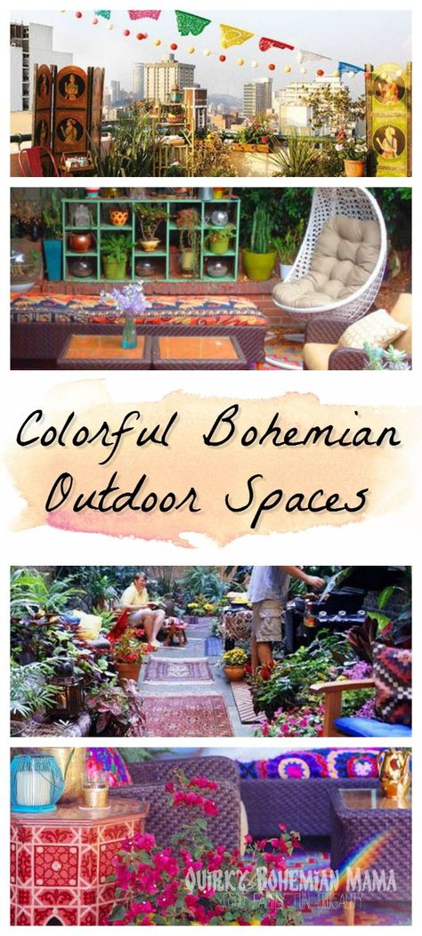 Bohemian Patio Furniture, Patio Bohemio, Bohemian Patio Decor, Bohemian Outdoor Spaces, Bohemian Porch, Outdoor Furniture Ideas Backyards, Chic Outdoor Furniture, Bohemian Backyard, Bohemian Patio