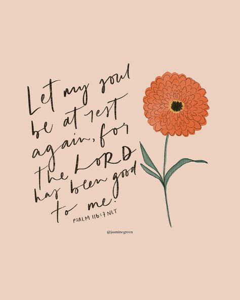 His goodness never runs dry. I love how the Psalmist puts it: “How kind the Lord is! How good he is! So merciful, this God of ours!” ‭‭[Psalms‬ ‭116‬:‭5‬ ‭NLT‬‬] This is His nature. This is His modus operandi… Always good. Always faithful. Always gracious. Always chasing after us. Let your soul be reminded of this again today: You can count on Him. You can rest in your sleep. You can face a new day even when the world all around can seem like it’s on its hinges. All because He i... Psalm 116, Modus Operandi, Christian Scripture, Letter Art, Jesus Quotes, A New Day, Your Soul, The Lord, New Day