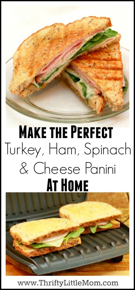 Turkey Panini Recipes, Best Panini Recipes, Panini Press Recipes, Turkey Panini, Best Tuna Salad Recipe, The Perfect Turkey, Cheese Panini, Panini Recipe, Panini Grill