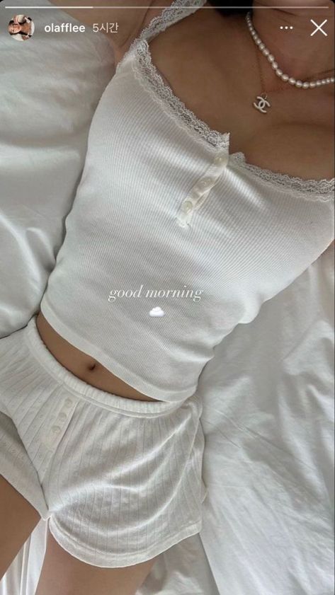 A Woman, Lifestyle, Bed, White