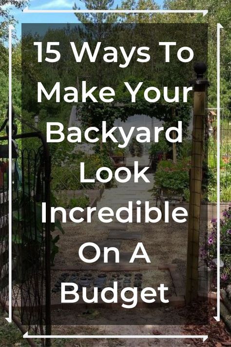 Amazing Backyard, Budget Design, Diy Budget, Backyard Diy, Diy Backyard Landscaping, Ideas Backyard, Backyard Diy Projects, Outdoor Diy, Garden Yard Ideas