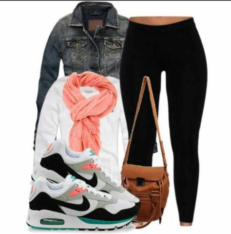 Nice & comfortable! Love this! Kickback Outfit, Airmax Outfit, Girly Autumn, Nike Air Max Correlate, Winter Travel Outfit, Mk Bags, Sports Luxe, Sporty Outfits, Casual Winter Outfits