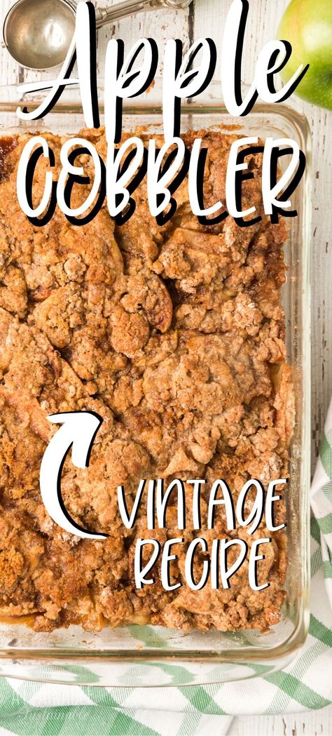 Apple Crumble Recipe Easy, Homemade Apple Cobbler, Easy Apple Cobbler, Apple Cobbler Easy, Cobbler Recipes Easy, Apple Cobbler Recipe, Cobbler Easy, Apple Recipes Easy, Apple Cobbler