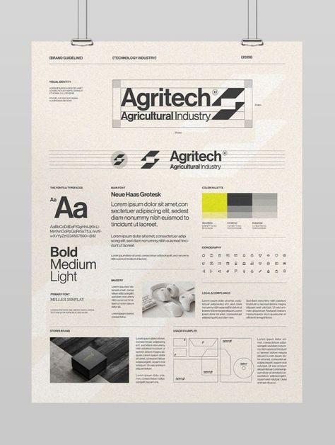 Download a Professional Brand Guidelines Poster Template Brand Guide Design Layout, Logo Guidelines Brand Book, Poster Branding Design, Brand Identity Poster, Branding Guidelines Design, Instagram Infographic Design, Branding Document, Brand Manual Design, Brand Identity Design Layout