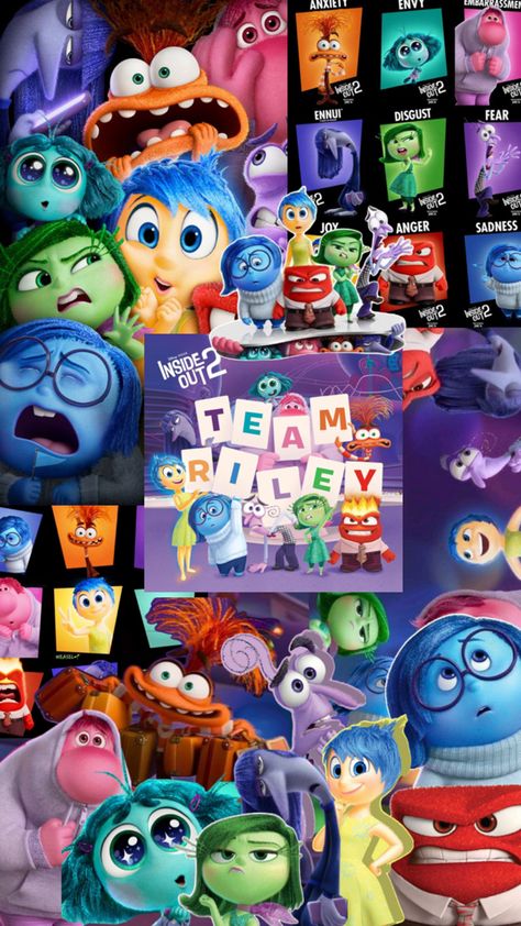 Welcome to inside out 2 movie wallpaper Inside Out Poster, Inside Out Emotions, Joy Inside Out, Movie Wallpaper, Disney Inside Out, Inside Out 2, Love Wallpaper Backgrounds, Disney Collage, Movie Wallpapers