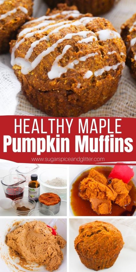 Sugar-free Maple Pumpkin Muffins ⋆ Sugar, Spice and Glitter Sugar Free Pumpkin Muffins, Moist Pumpkin Muffins, Healthy Pumpkin Muffins, Pumpkin Muffins Recipe, Sugar Free Muffins, Mini Pumpkin Muffins, Best Pumpkin Muffins, Gluten Free Pumpkin Muffins, Glory Muffins