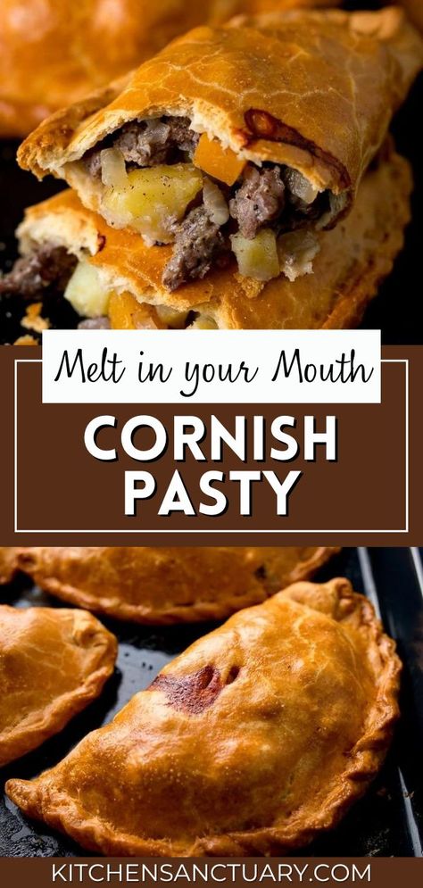 Traditional Cornish Pasty Recipe, Cornish Pastry, Savory Hand Pies Recipes, Pasty Recipe, Cornish Pasty, Hand Pies Savory, Pasties Recipes, British Cooking, Cornish Pasties