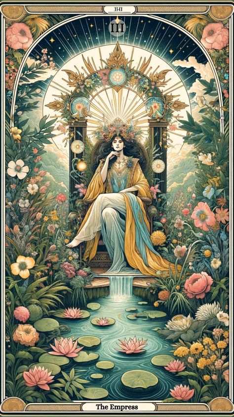 Discover the Empress tarot card meaning, a symbol of nurturing, abundance, and femininity. Learn how it influences all aspects of your life!https://centerspirited.com/tarot/empress-card-meaning/ Empress Tarot Card Meaning, Tarot Cards Art Illustration, The Empress Tarot, Kartu Tarot, Empress Tarot Card, Empress Tarot, Tarot Significado, Online Tarot, Tarot Major Arcana