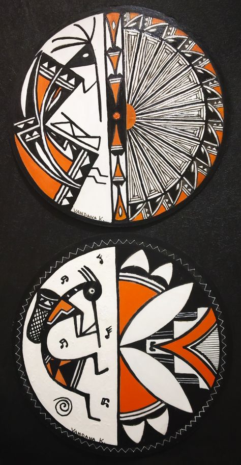 These r Acoma Pueblo pottery designs..It's a native american art made from white clay