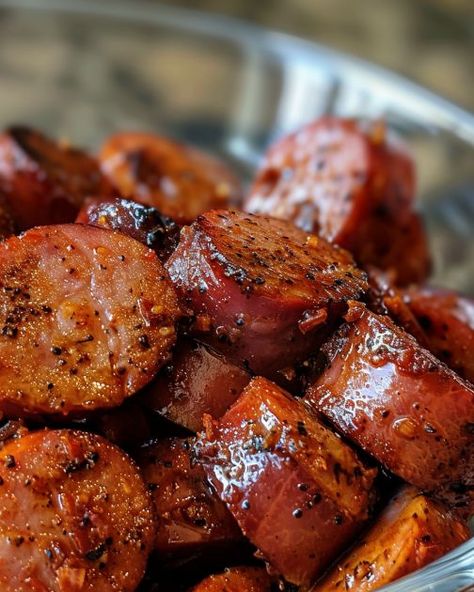 Smoked Sausage Snacks, Slow Cooker Spicy Sriracha Kielbasa Bites, Red Sausage Recipes, Brats In Slow Cooker, Bratwurst Appetizer Recipes, Brats Toppings, Brats Recipes Easy Meals, Andouille Sausage Appetizers, Polish Sausage Appetizers