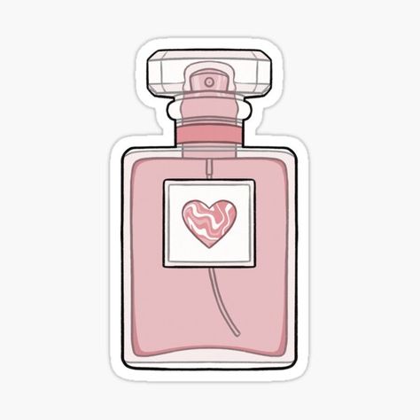 "Pink perfume bottle" Sticker for Sale by Chimerah Hanssen Classy Stickers, Pink Perfume Bottle, Perfume Sticker, Hot Pink Stickers, Cute Pink Stickers, Aesthetic Perfume, Pink Aesthetic Stickers, Cute Stickers Aesthetic, Perfume Logo