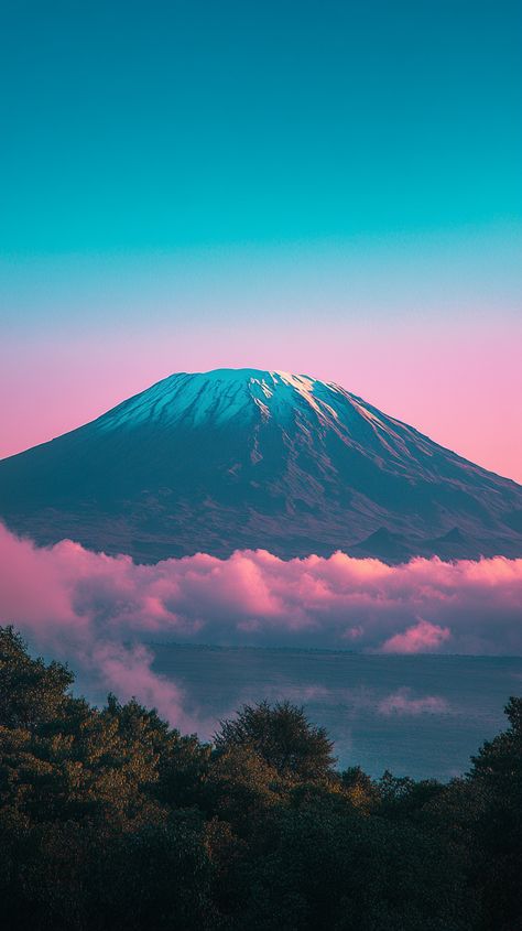 The snow-capped Mount Kilimanjaro standing tall against the African landscape. Adventure Wallpaper, Unique Vacation Rentals, S Wallpaper, Unique Vacations, Destin Hotels, Serengeti National Park, Mount Kilimanjaro, Family Friendly Hotels, Eco Travel