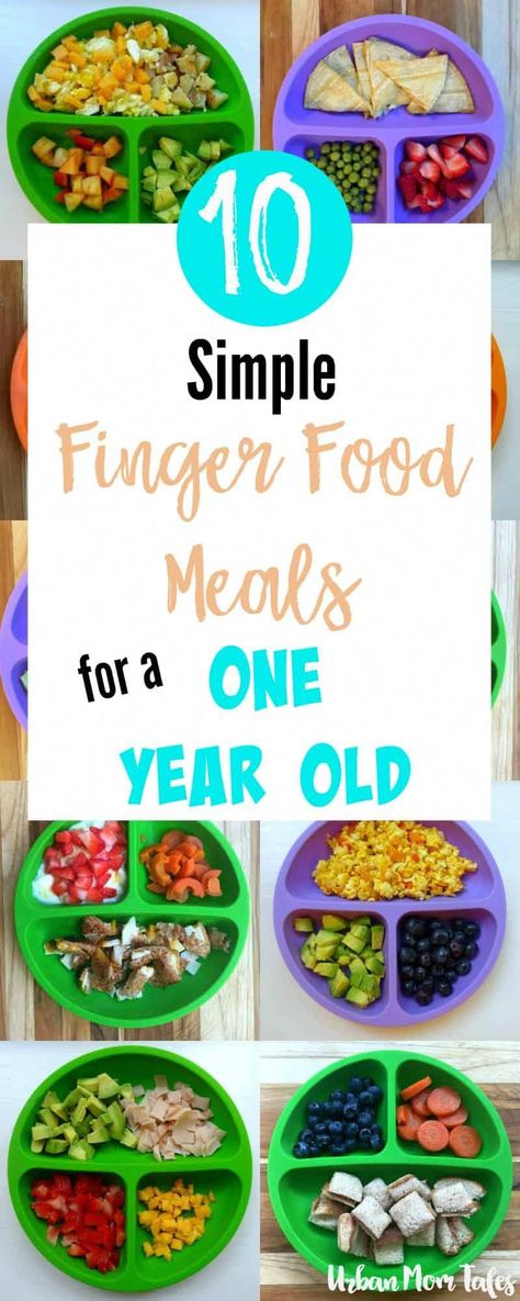 Simple finger food meals for a one year old when you don't have time to cook. One year old meal ideas that are fast and easy. Food ideas and meal plan! #babyfoodrecipes Finger Food Meals, One Year Old Meal Ideas, One Year Old Foods, Easy Food Ideas, Fingerfood Baby, Easy Toddler Meals, Recipe For 1, Baby & Toddler Food, Toddler Lunches