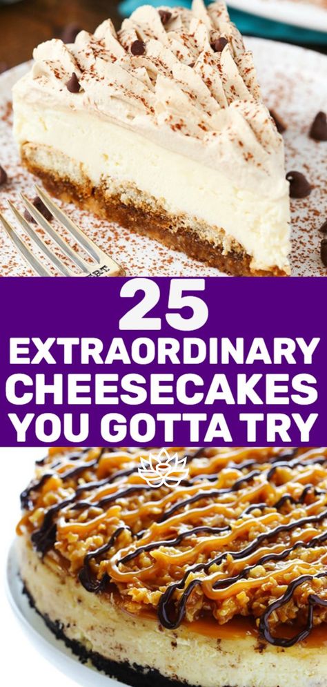 25 Extraordinary Cheesecakes You Just Gotta Try - Sarah Blooms Best Ever Cheesecake Recipe, Fun Cheesecake Recipes, Make Cheesecake, Recipes To Try At Home, Best Cheesecake, Easy Cheesecake Recipes, Cheesecake Desserts, Easy Cheesecake, Köstliche Desserts