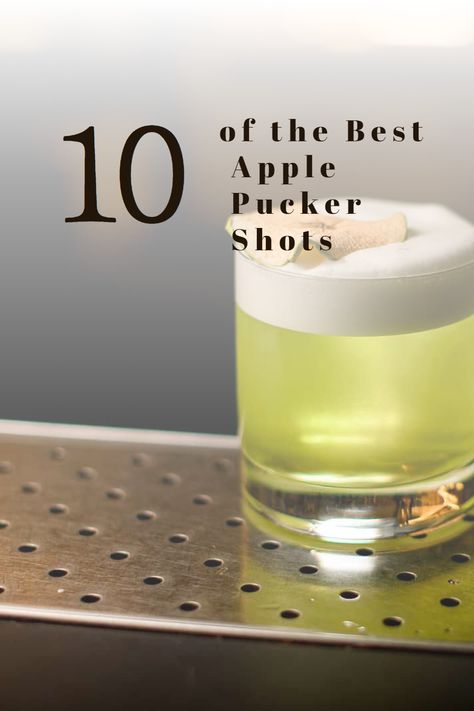 Apple Pucker Jello Shots Recipe, Sour Pucker Drinks, Sour Apple Pucker Shots, Sour Shots Alcohol, Drinks With Apple Pucker, Apple Pucker Shots, Sour Apple Schnapps Drinks, Apple Schnapps Drinks, Sour Apple Pucker Drinks