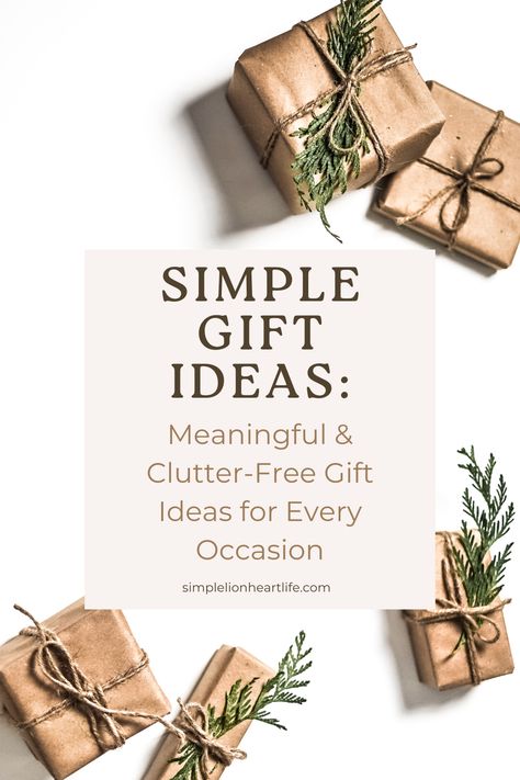 Are you tired of giving and receiving cluttered gifts that end up unused? Explore 'Simple Gift Ideas: Meaningful and Clutter-Free Gift Ideas for Every Occasion', a curated selection of gift ideas that are as meaningful as they are clutter-free. Whether it's for a birthday, graduation or just a simple 'thank you', find out how you can give and receive the perfect, thoughtful gift without the unnecessary extras. Most Thoughtful Gifts, Christmas Gift Ideas For Everyone, Gift Ideas For Masculine Girlfriend, Beautiful Gift Ideas, Cheap Thoughtful Gifts, Giving Gifts Aesthetic, Handcrafted Gift Ideas, Meaningful Gifts For Men, Thoughtful Thank You Gifts